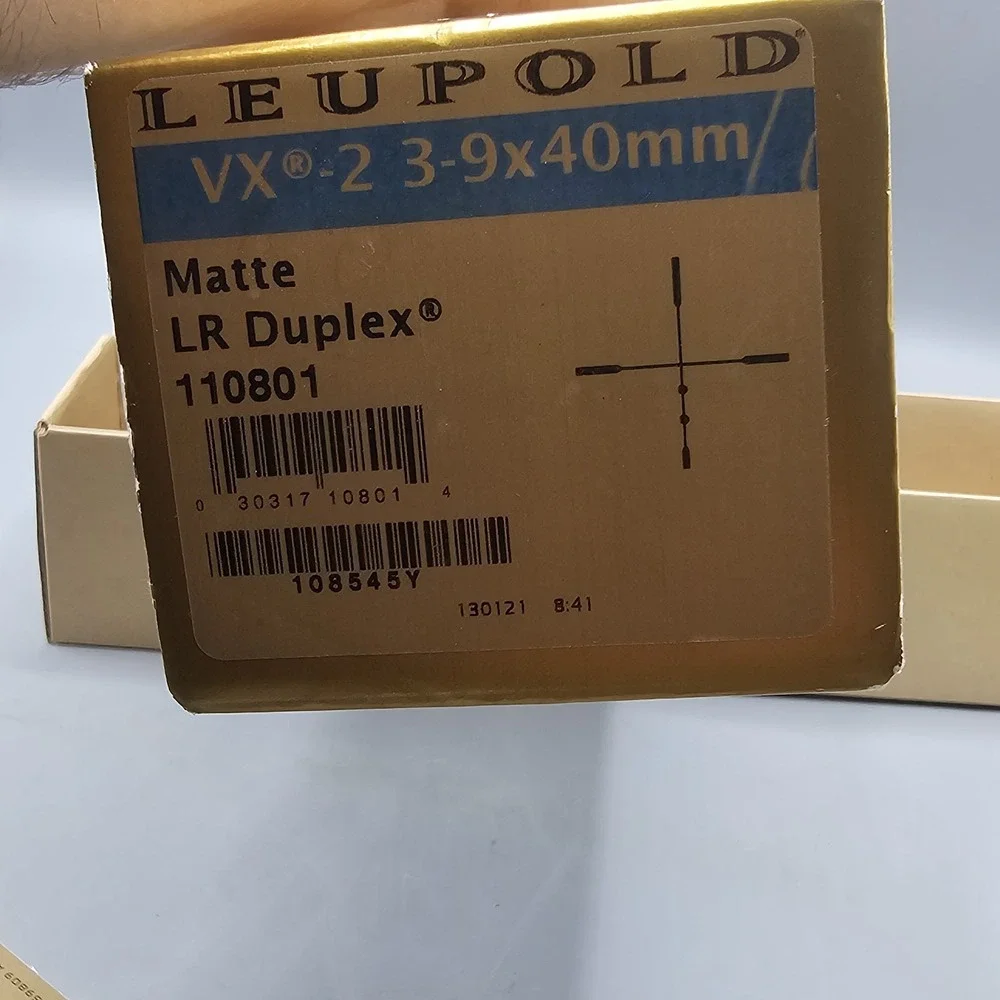 Leupold VX-2 3-9x40mm Rifle Scope BOX & Paperwork ONLY